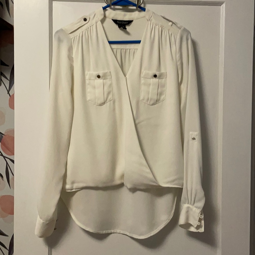 WHBM white blouse
